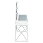 Eliza Vanity Set with Lighting & Stool White and Chrome