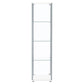 Bellatrix 4-shelf Clear Glass Curio Cabinet White