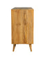 Alyssum 3-door Mango Wood Accent Cabinet Natural